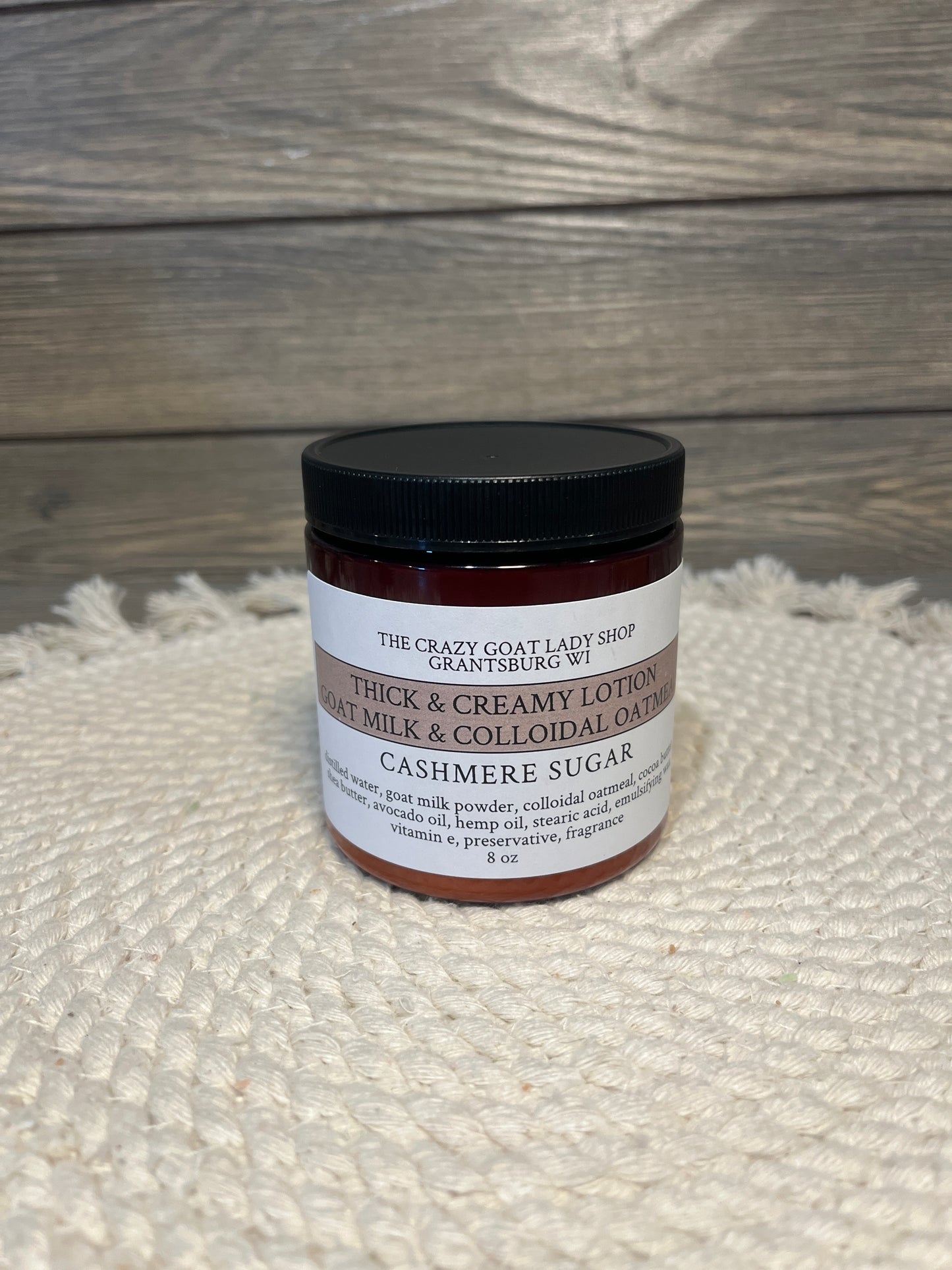 Thick & Creamy Goat Milk and Colloidal Oatmeal Lotion Cashmere Sugar