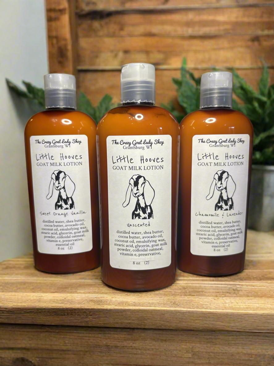 Goat Milk Lotion “Little Hooves” Sweet Orange Vanilla