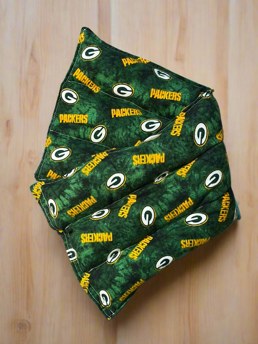 Back therapy rice bag Green Bay packers