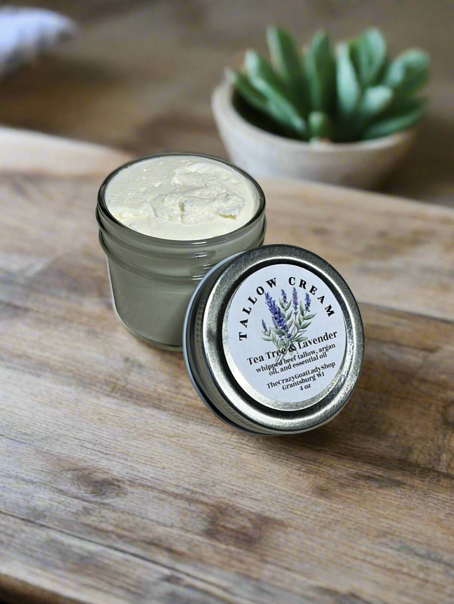 Tallow face cream