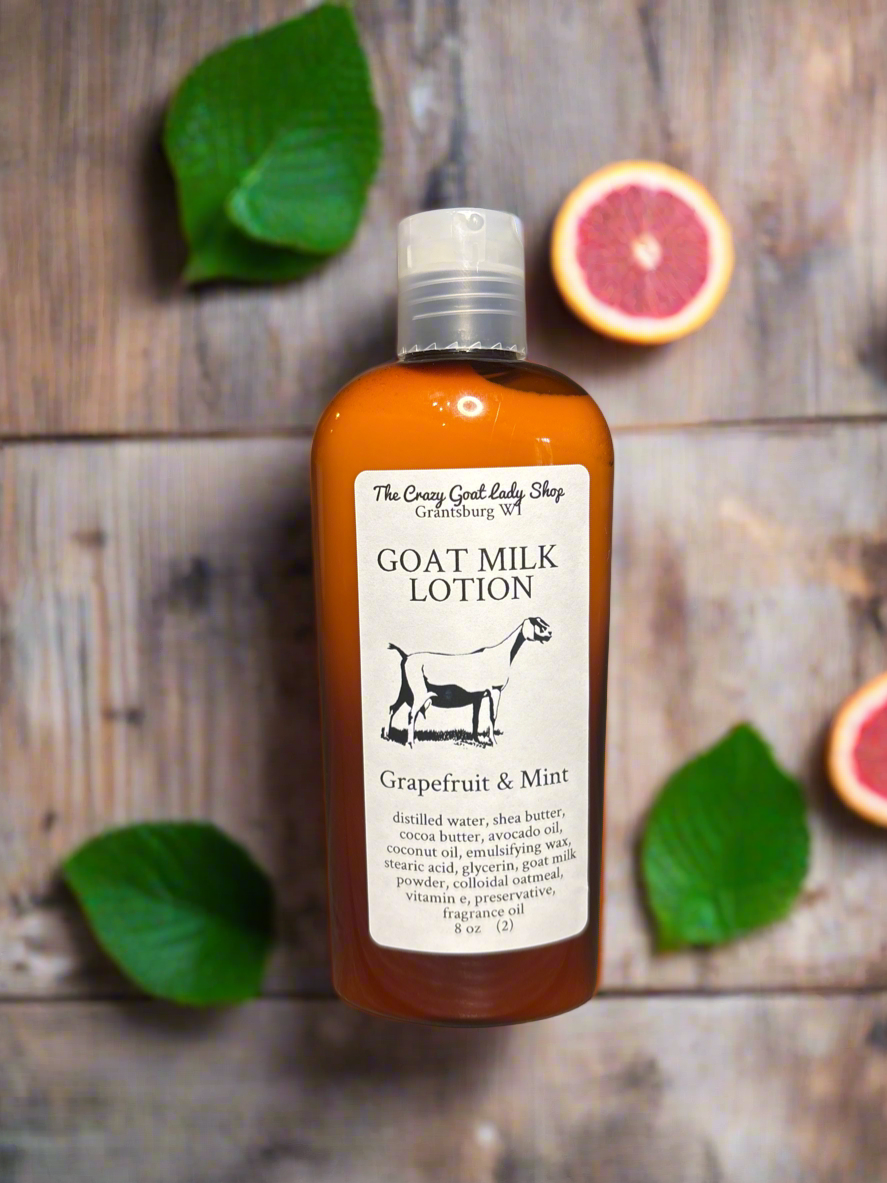 Goat Milk Lotion Grapefruit & Mint