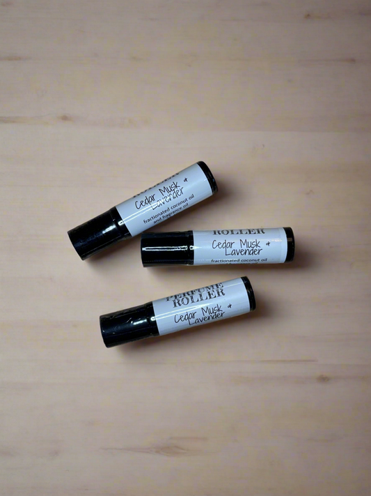 SALE** Perfume Roller, Cedar Musk & Lavender