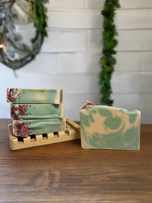 Handmade goat milk soap