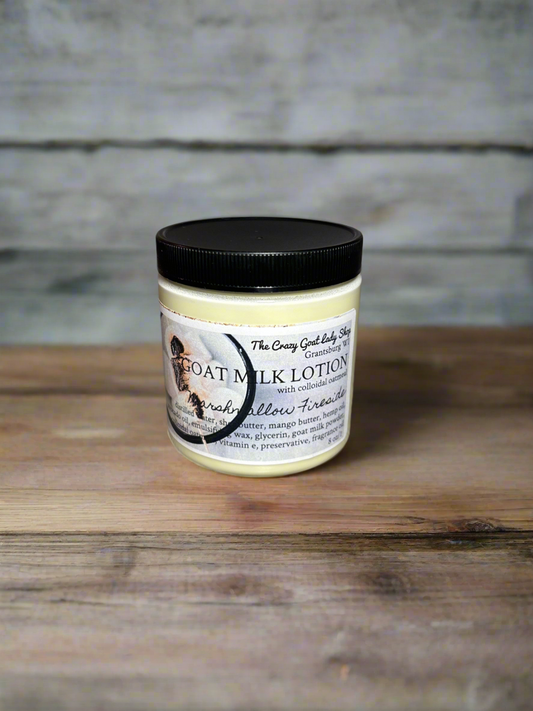 Goat Milk Lotion, Marshmallow Fireside