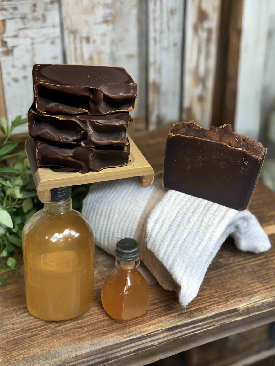 Shea Butter Bar Soap, Bourbon Butterscotch