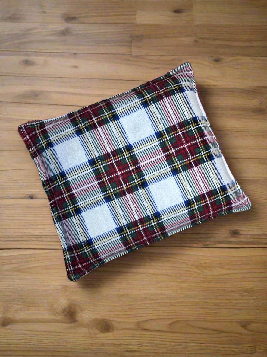 Therapeutic Junior Bag, Red/Cream Plaid