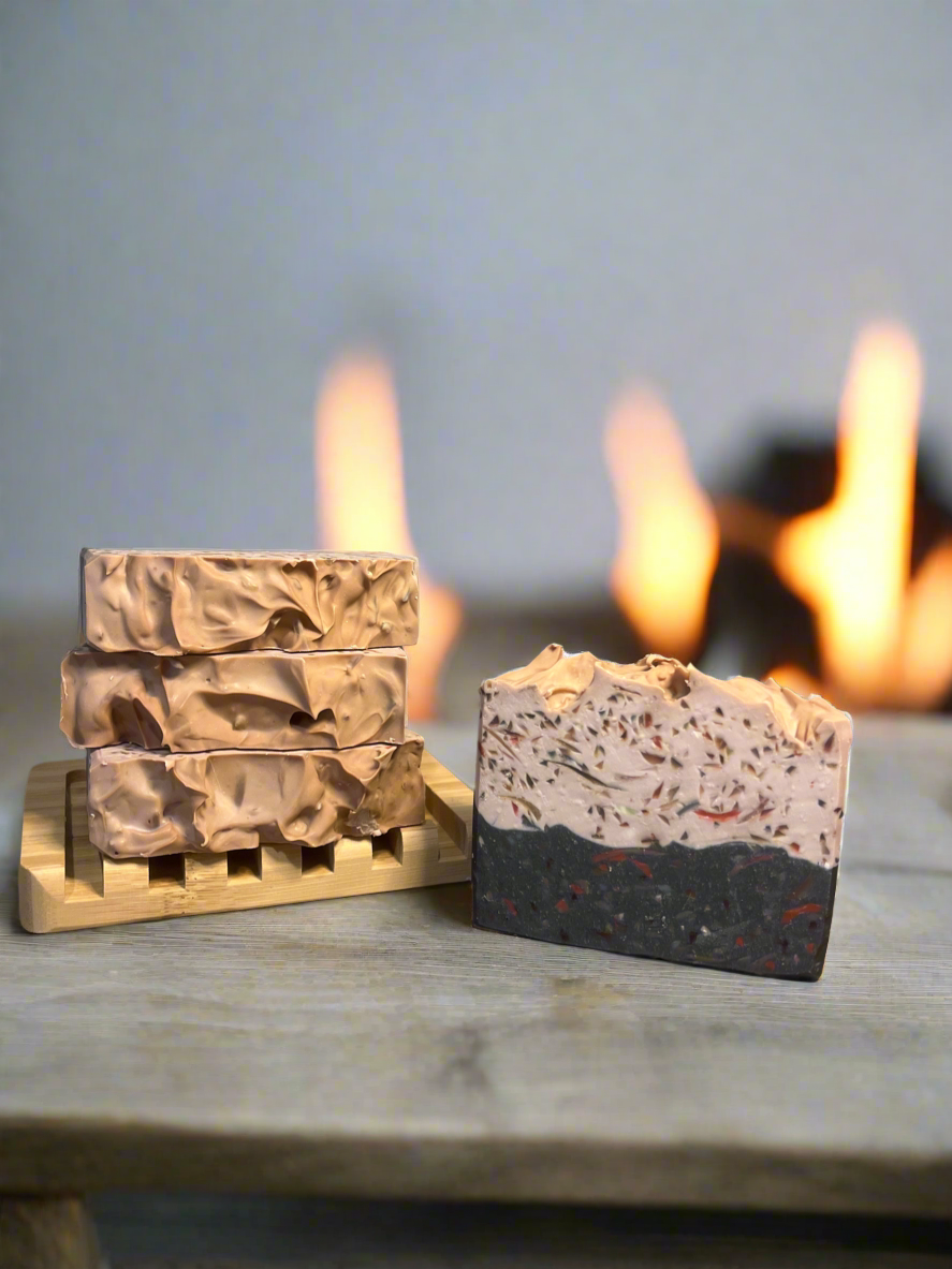 Handmade Confetti Soap, Roasted Marshmallow