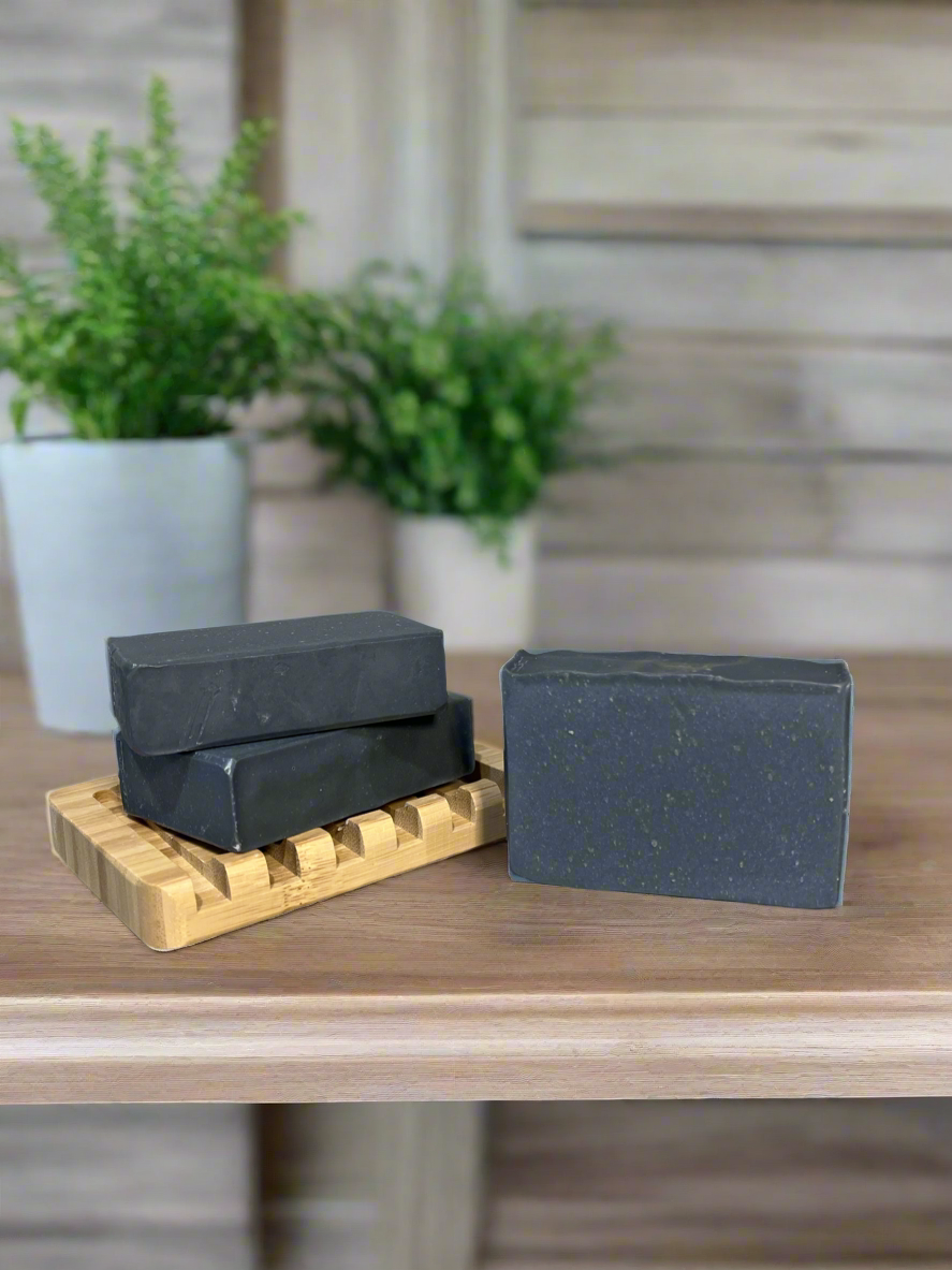 Tea tree activated charcoal facial soap