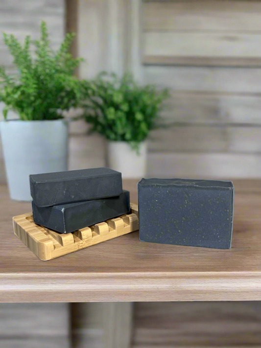 Tea tree activated charcoal facial soap