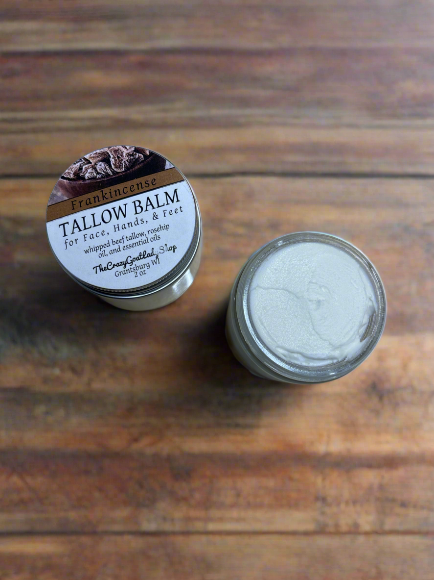 Tallow Balm, Frankincense 2 oz