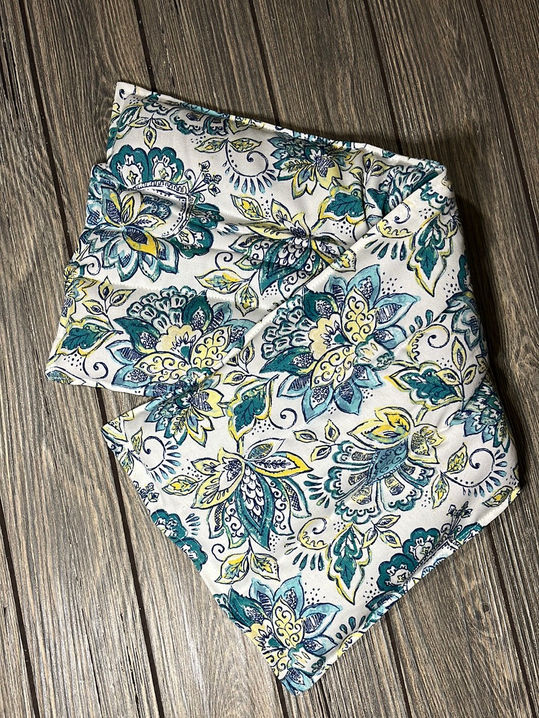 Heat Therapy Rice Bag, KC Back Therapy, Blue/Yellow Paisley