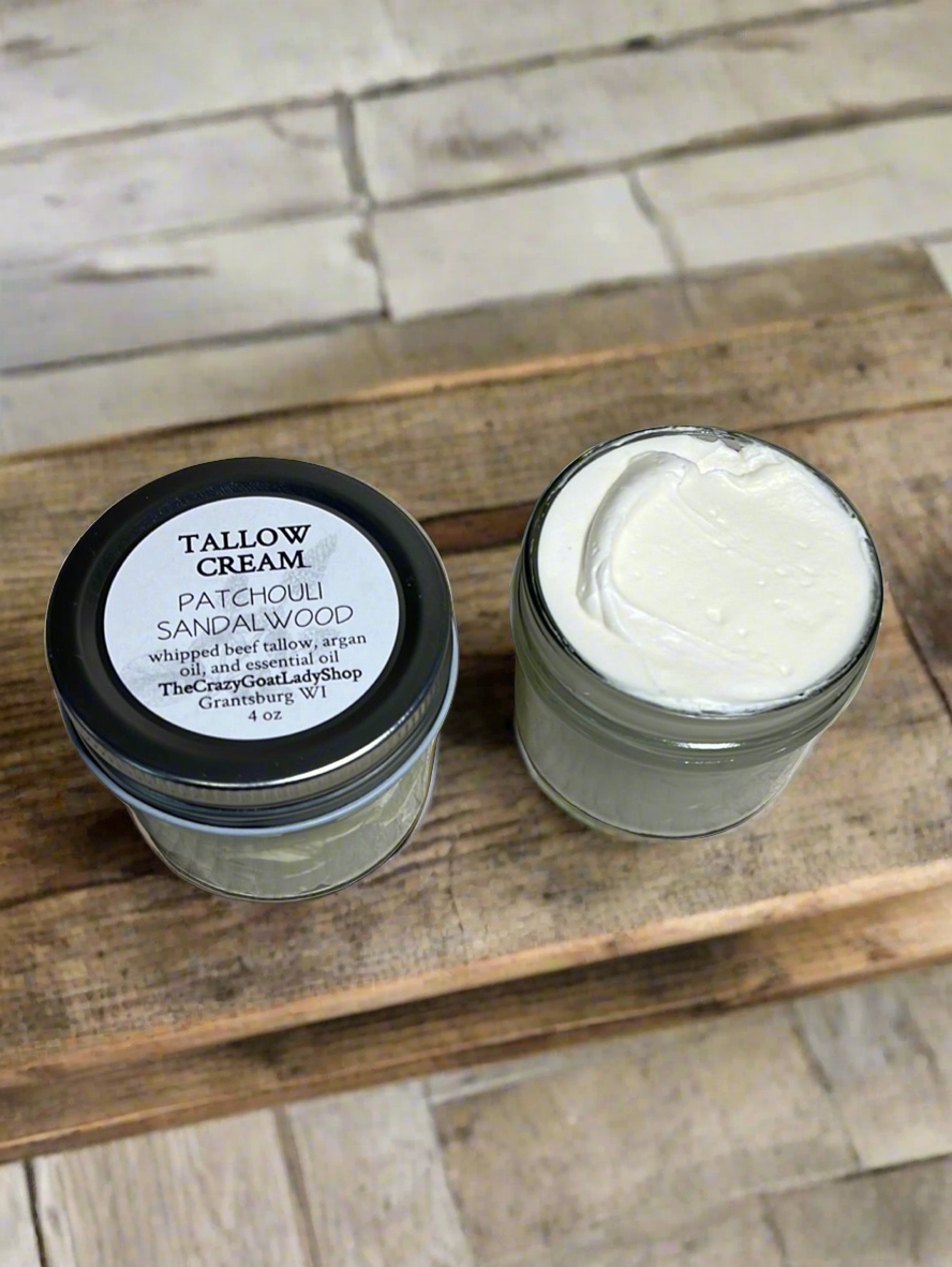 Tallow face cream