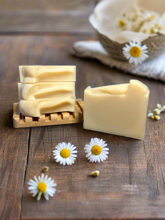 Handmade Butter Bar Soap, Chamomile FO & EO