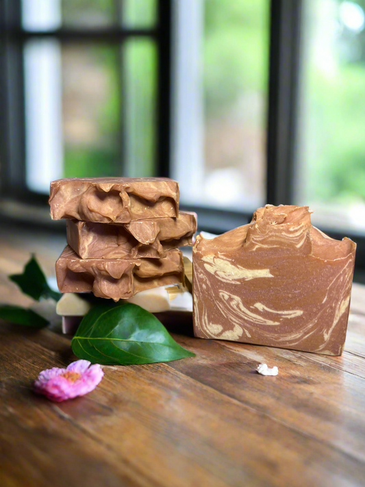 Handmade Goat Milk Soap, Peony Petals